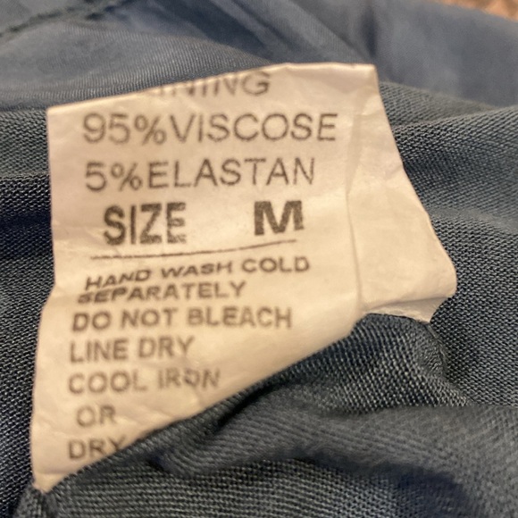 LOLA fabulous silk/viscous asymmetrical top, made in Italy, size M - Picture 12 of 16